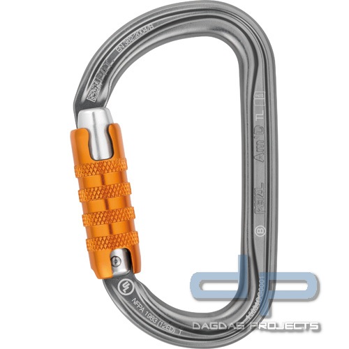 PETZL Am'D TRIACT LOCK Alu-Karabiner