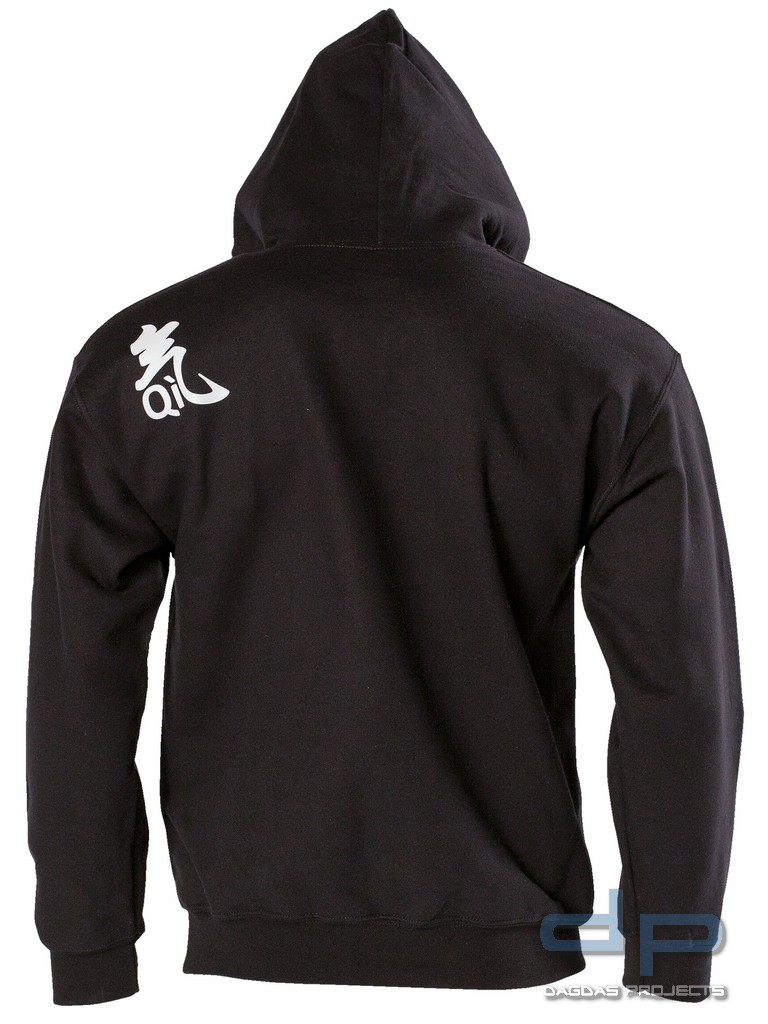 QI Kapuzenpullover in Schwarz