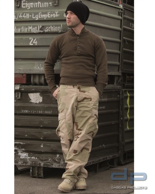 US BDU FELDHOSE R/S 3-COL.DESERT 2 Stück