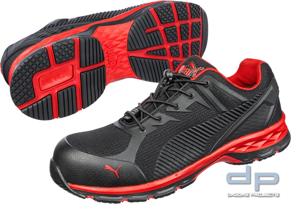 Puma Sicherheitsschuh FUSE MOTION 2.0 RED LOW S1P ESD HRO SRC