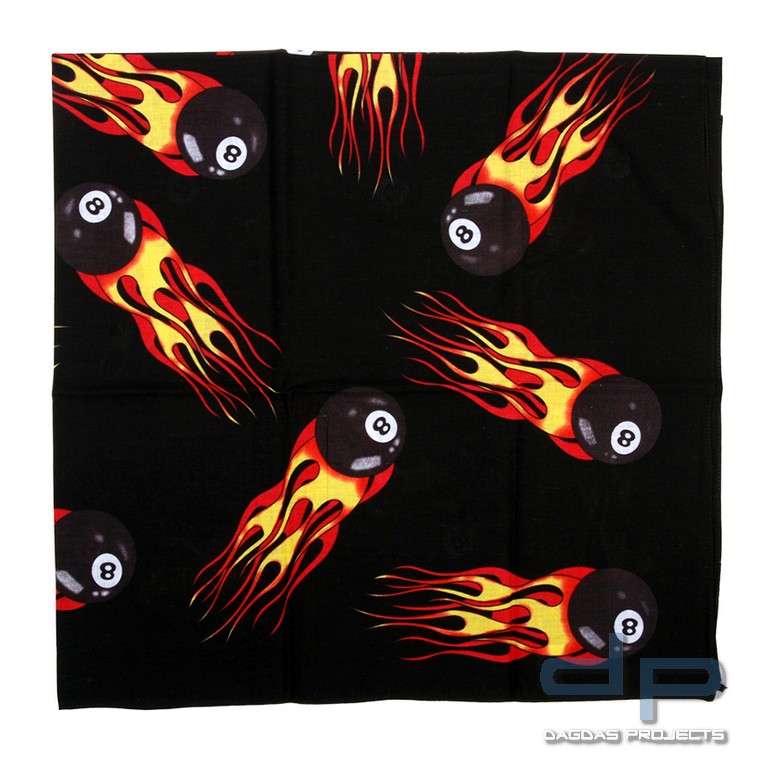 Bandana groß mit 8 Bälle