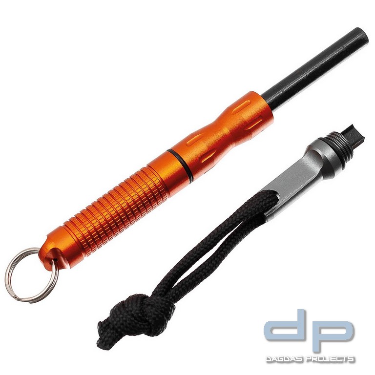 Feuerstarter, Zündstein, "Compact", orange