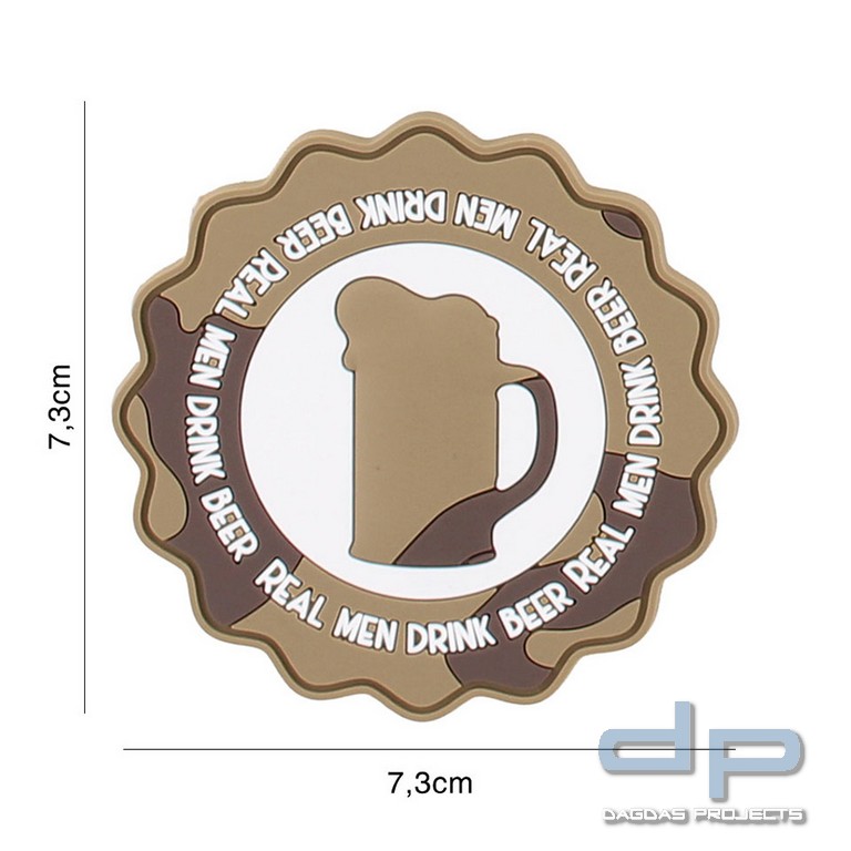 Emblem 3D PVC Drink beer desert