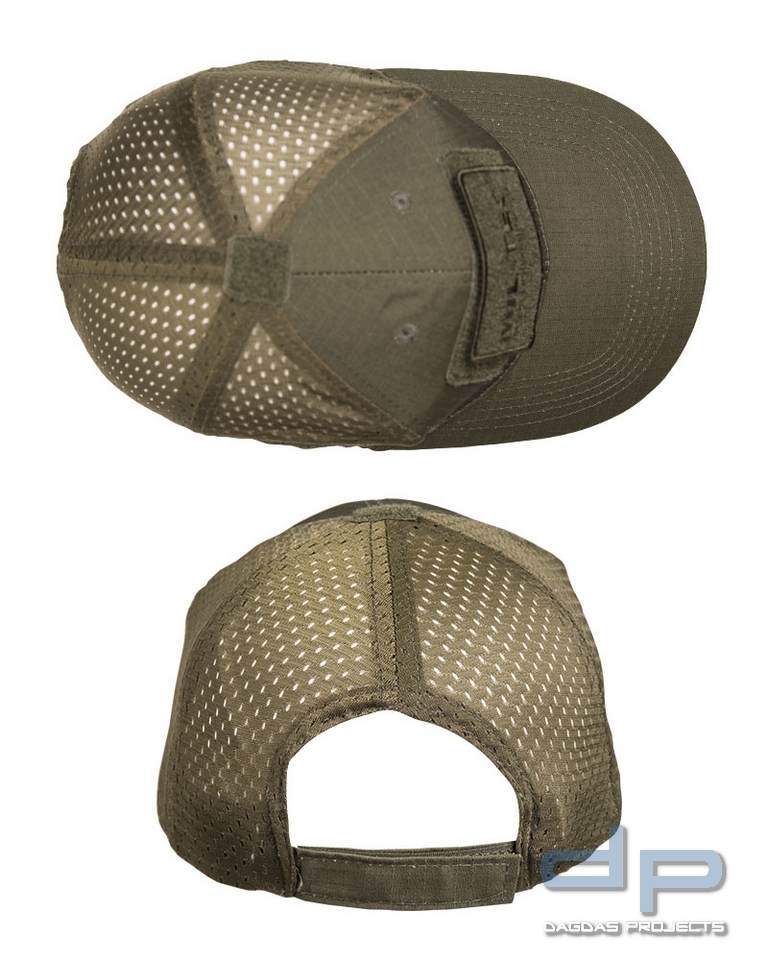 BASEBALL CAP NETZ OLIV VPE 5
