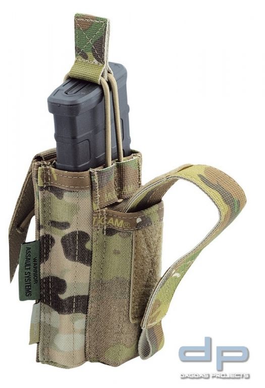 Warrior Single Open M4 &amp; 9mm MagPouch Multicam