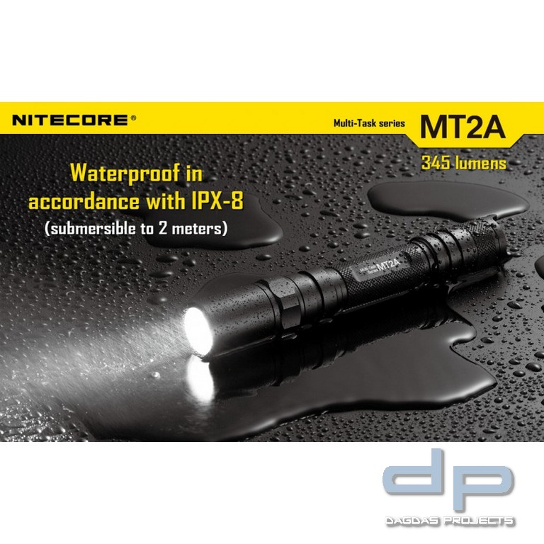 NiteCore® "MT2A" Stiftlampe