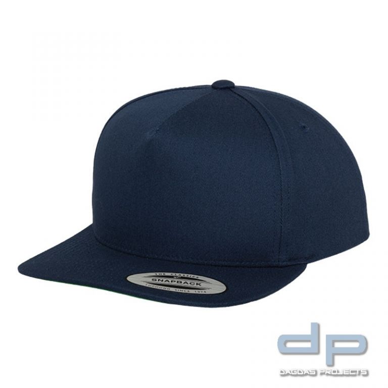 Classic 5 Panel Snapback Cap verschiedene Farben