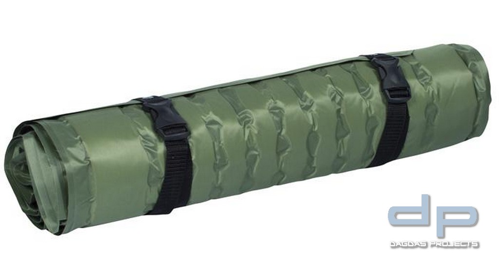 Selbstaufblasende Thermomatte Waffle Oliv inkl. Packsack