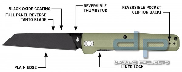 GERBER PLEDGE (TASCHENMESSER) IN LIGHT OLIV