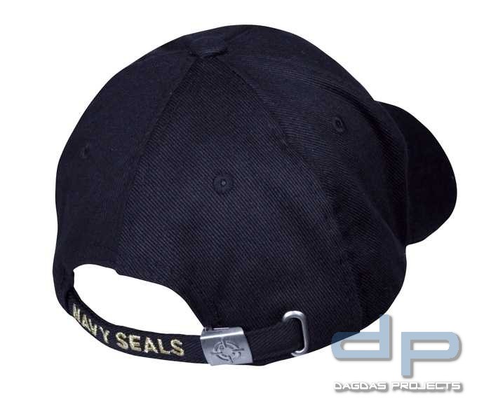 Baseball Cap Schwarz Navy Seals Trident