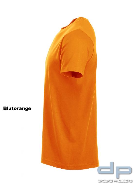 Clique New Classic-T Shirt mit 2 zeiligem Wunschaufdruck gestrichelte Linien in verschiedenen Farben