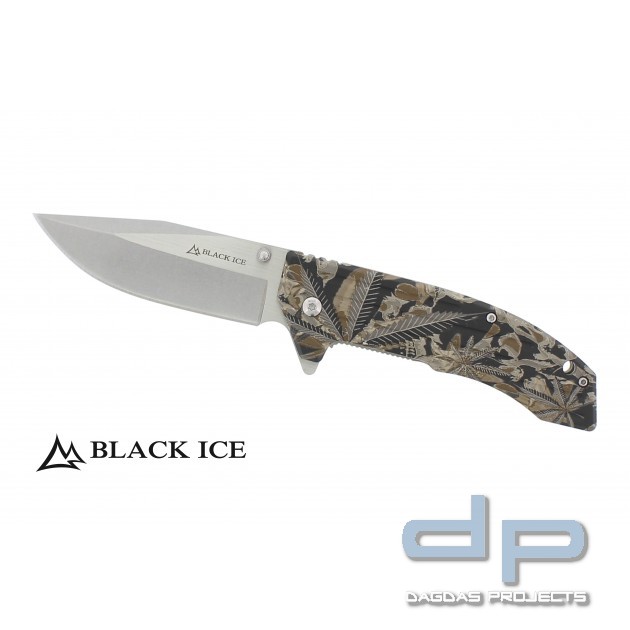 BLACK ICE Einhandmesser Ace Green