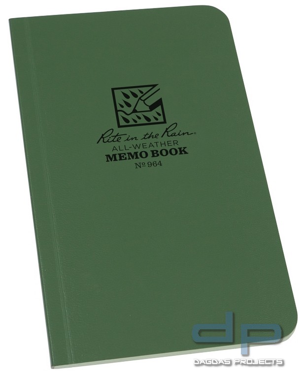 Rite in the Rain Tactical Memo Book 3,5" x 6" in verschiedenen Farben