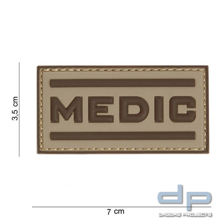 Emblem PVC Medic desert