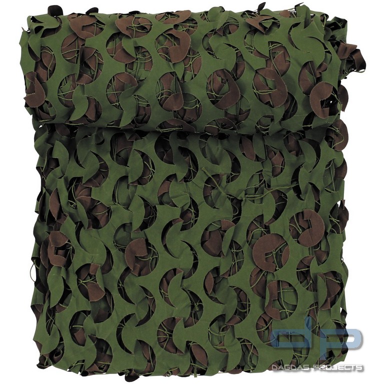 Brit. Tarnnetz, 3 x 2 m, DPM, mit Netz, flammhemmend