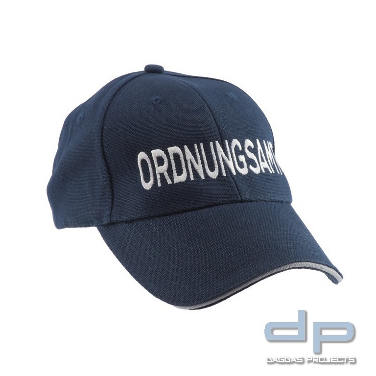 COP® Basecap mit Stick - ORDNUNGSAMT vorne, Stickfarbe weiß, Einheitsgröße in verschiedenen Farben