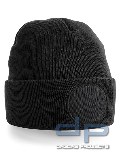 Circular Patch Beanie in verschiedenen Farben