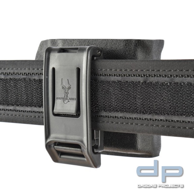 SAFARILAND® Gürtel-Clip 744BL (Zubehörteile mit 2er Bohrung)