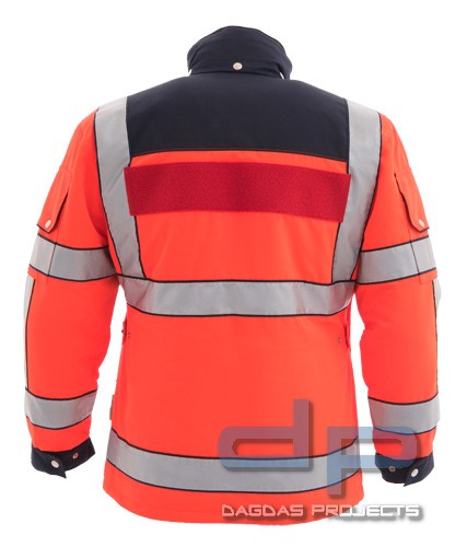 Jacke Münster, leuchtrot / marine