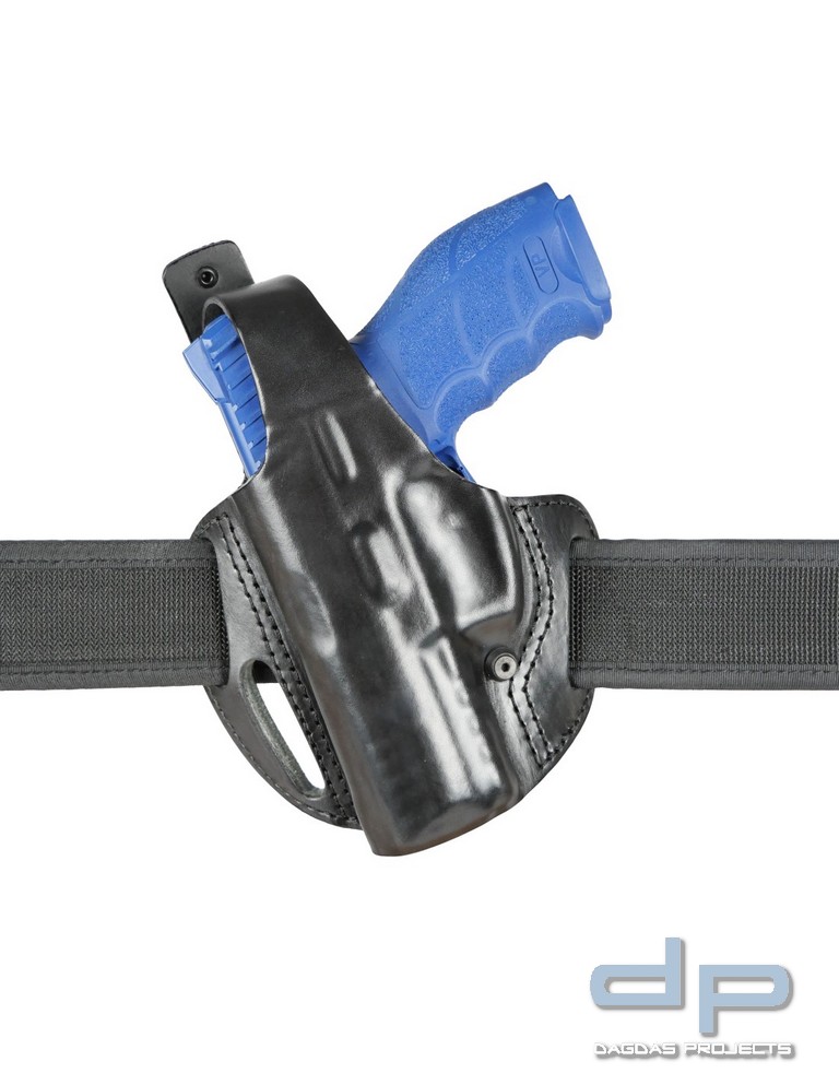 COP® 210RDS Pancake Gürtelholster mit Zusatzsicherung, Leder, 50mm BL