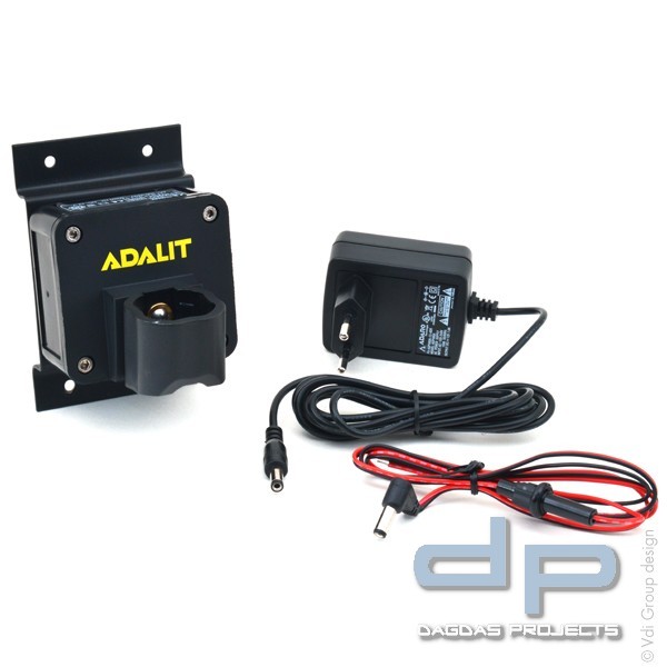 Ladegerät für drei Adalit-Handleuchte; L-5R, Ausführung 12 / 110 / 240 Volt