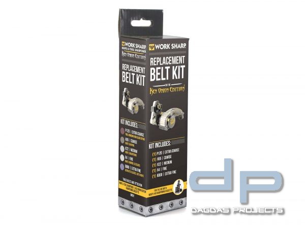 Work Sharp Ken Onion Edition Schärfband-Sortiment P120, X65, X22 und X4
