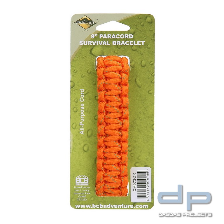 BCB Paracord 9 Zoll orange CM073OR