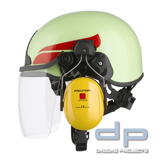 Visier Rescue AS/AF Für Helm Größe L. Geeignet für technische Hilfeleistung. Außen Anti-Scratch, inn