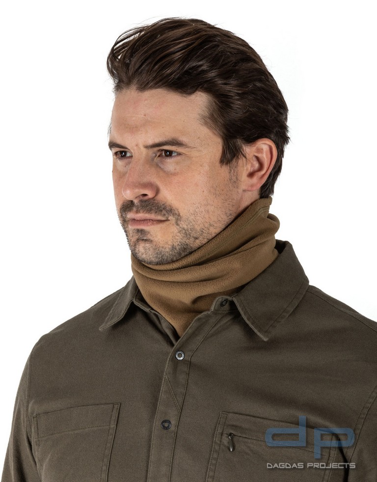 FLEECE NECK GAITER IN Schwarz