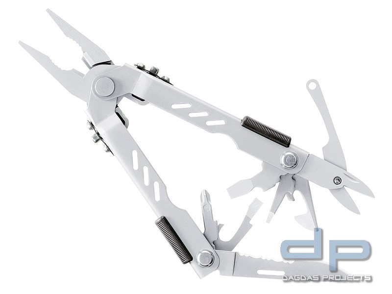 Gerber MP 400 COMPACT SPORT, Klinge, teilgezahnt, Schere, verschiedene Schlitzschraubendreher, Nylon