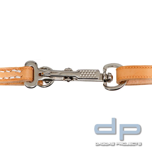 AKAH Spezial-Umhängeleine aus Fahlleder 1,60m x 14mm
