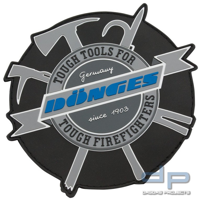 Dönges Klett-Logopatch für Freizeitrucksack, Gummi, Dönges