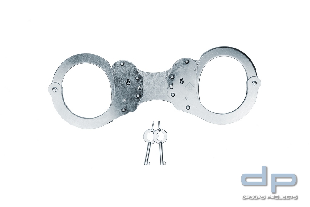 Handschelle Rigid Double Lock inkl. 2 Schlüssel (Edelstahl)