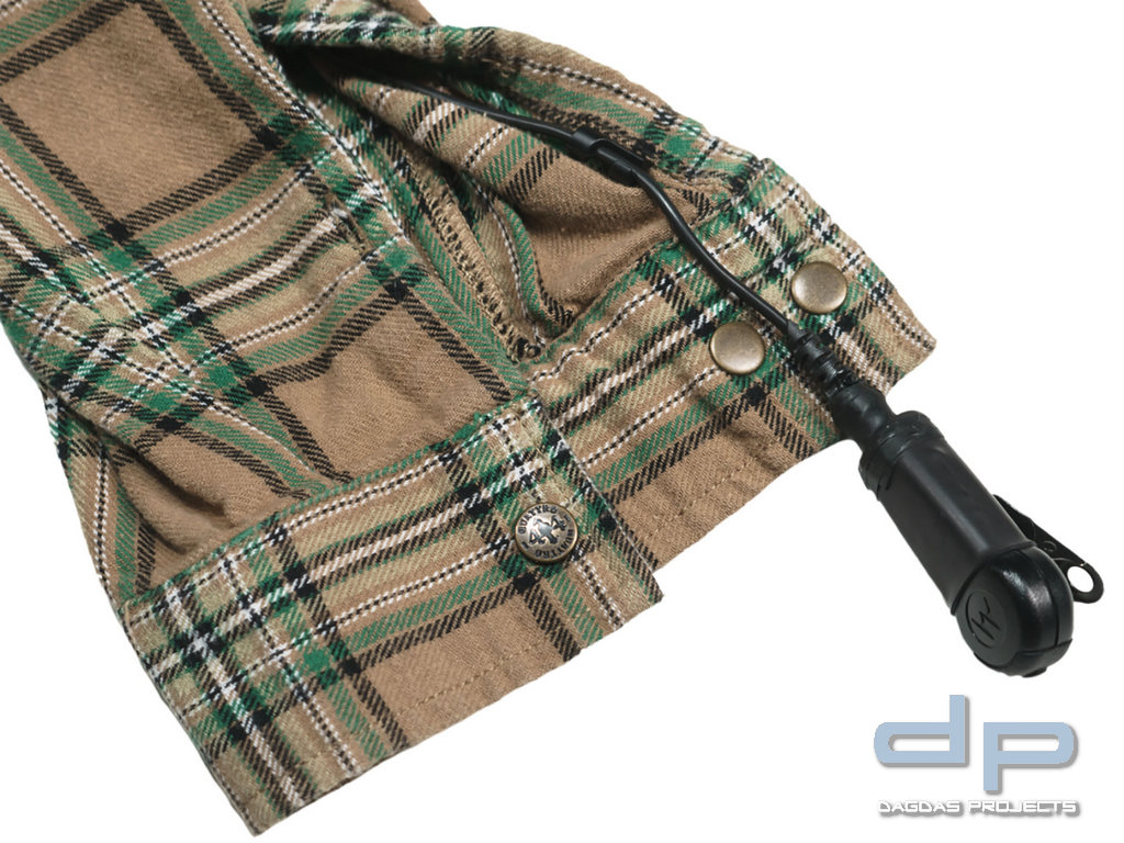 4-14 FACTORY CANADA SHIRT BUSH GREEN/BROWN TARTAN