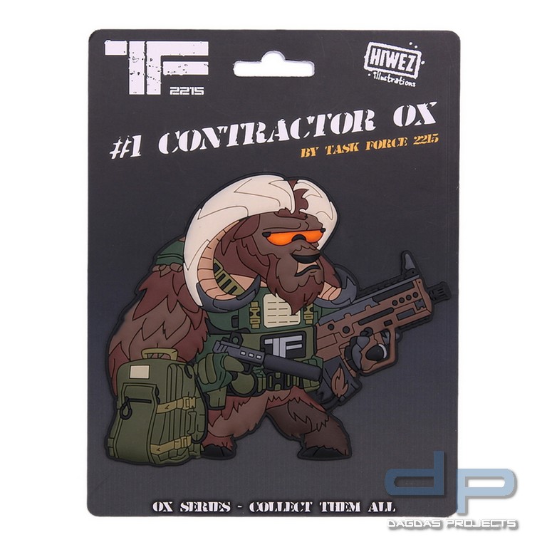 Emblem 3D PVC Contractor Ox Nr. 1