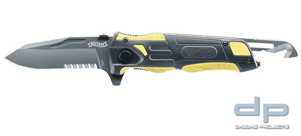 Walther PRO Rescue Knife Gelb-Schwarz