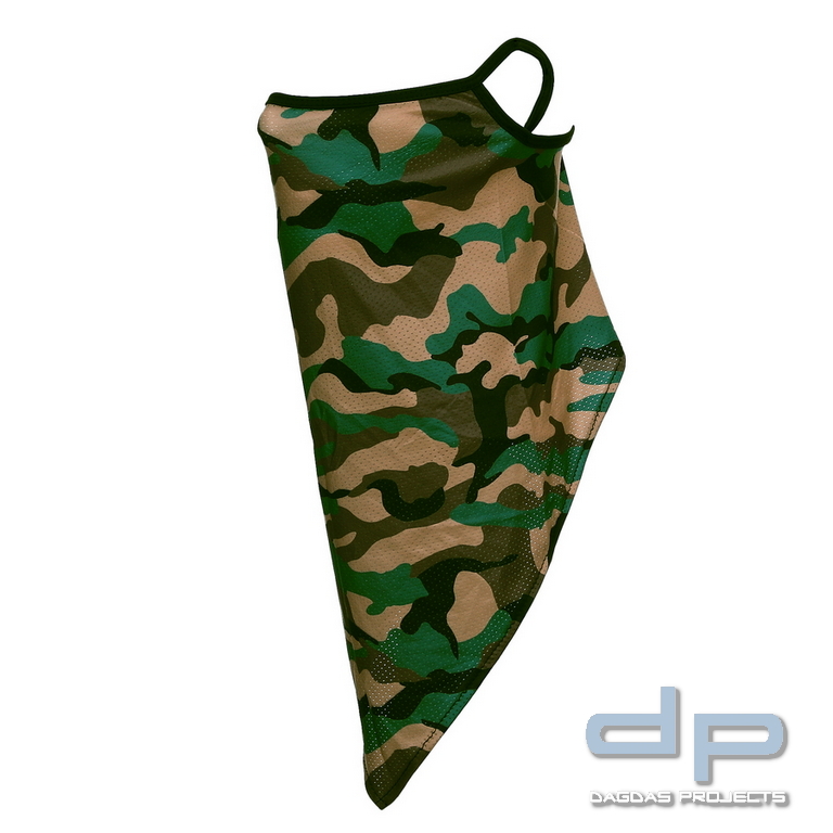 Schutzmaske mit Ohrbügel Woodland style 7