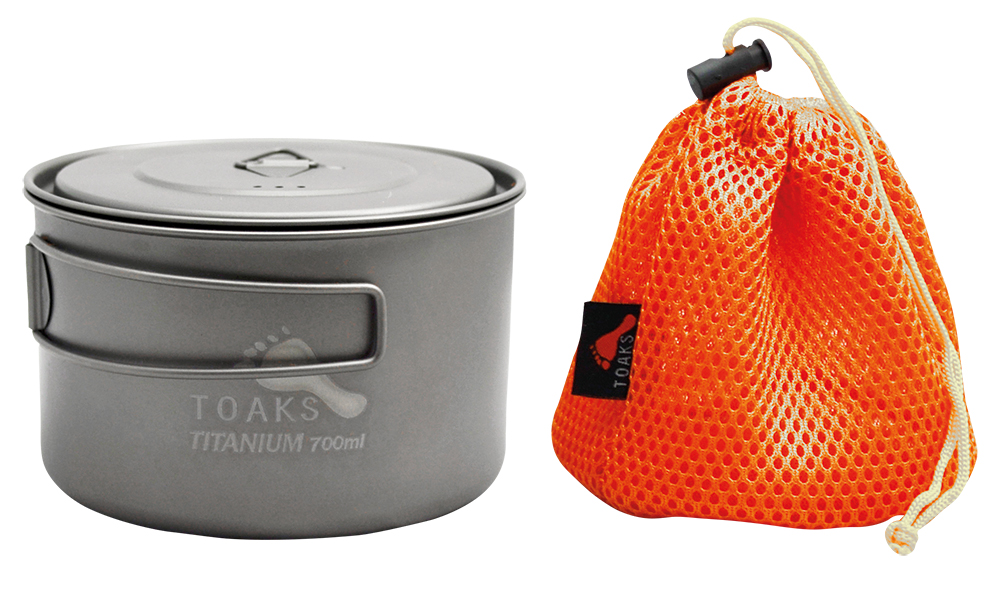 Toaks Titanium Pot 700 ml mit Deckel