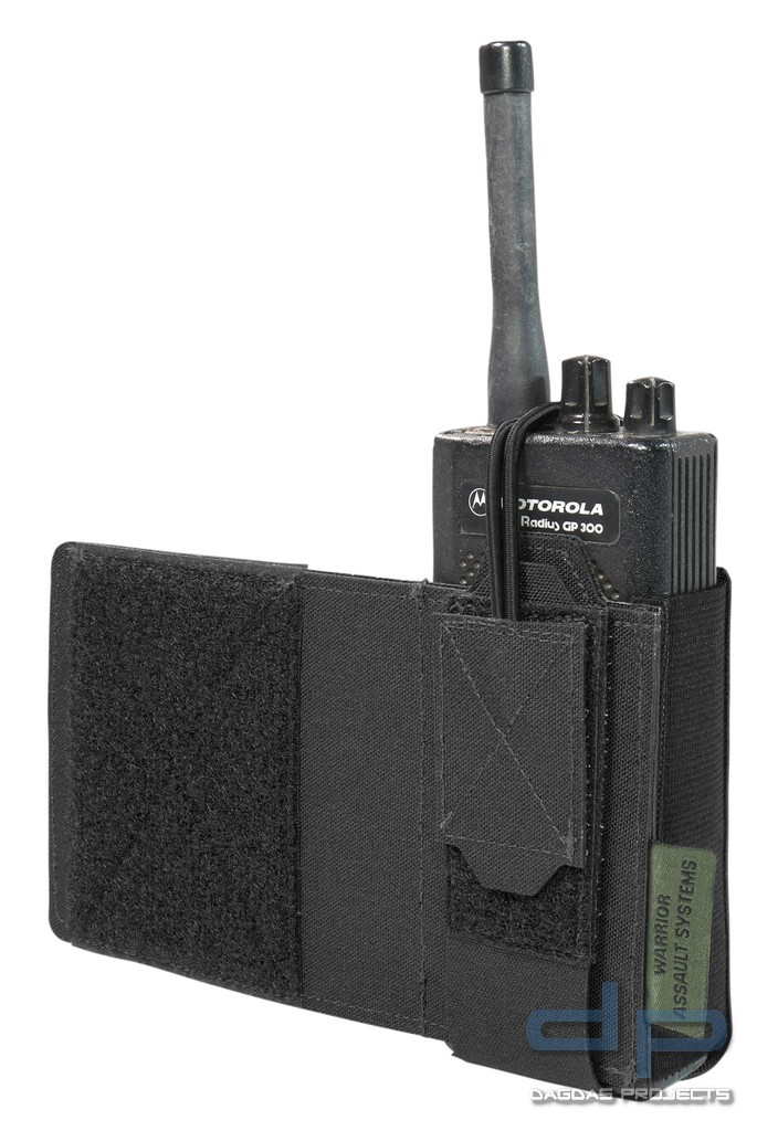 WAS LASER CUT WING VELCRO MBTIR RADIO POUCH (LINKS) in verschiedenen Farben