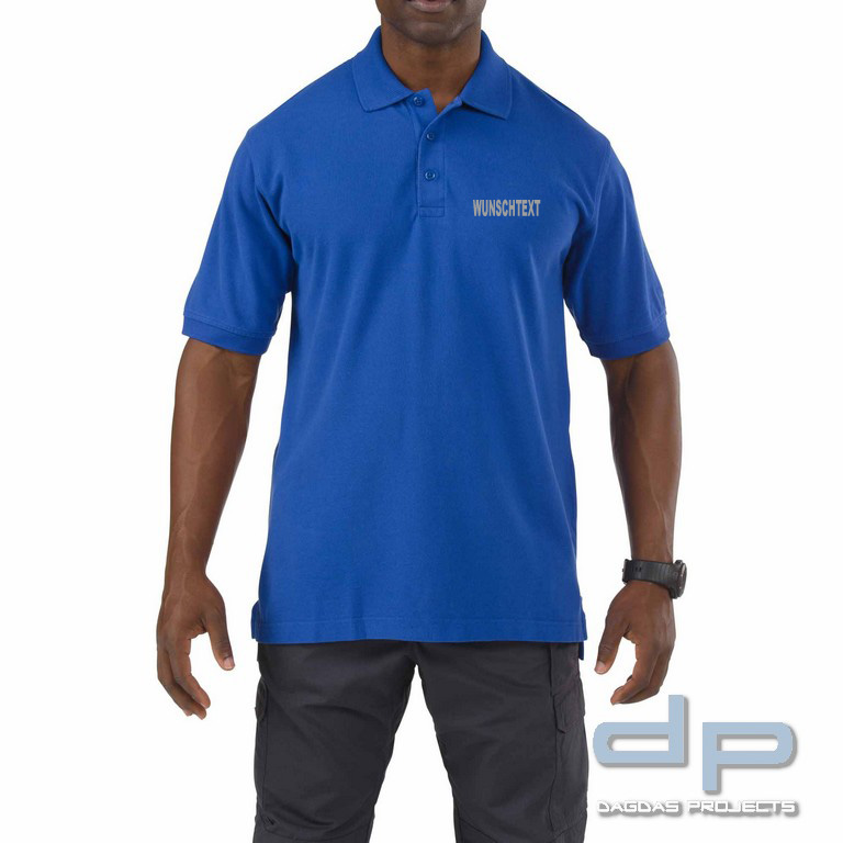 5.11 Professional Short Sleeve Polo verschiedene Farben mit Wunschaufdruck