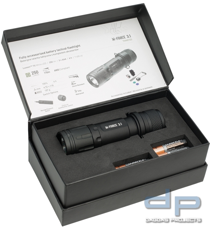 Mactronic M-Force 3.1 Taschenlampe 250 Lumen