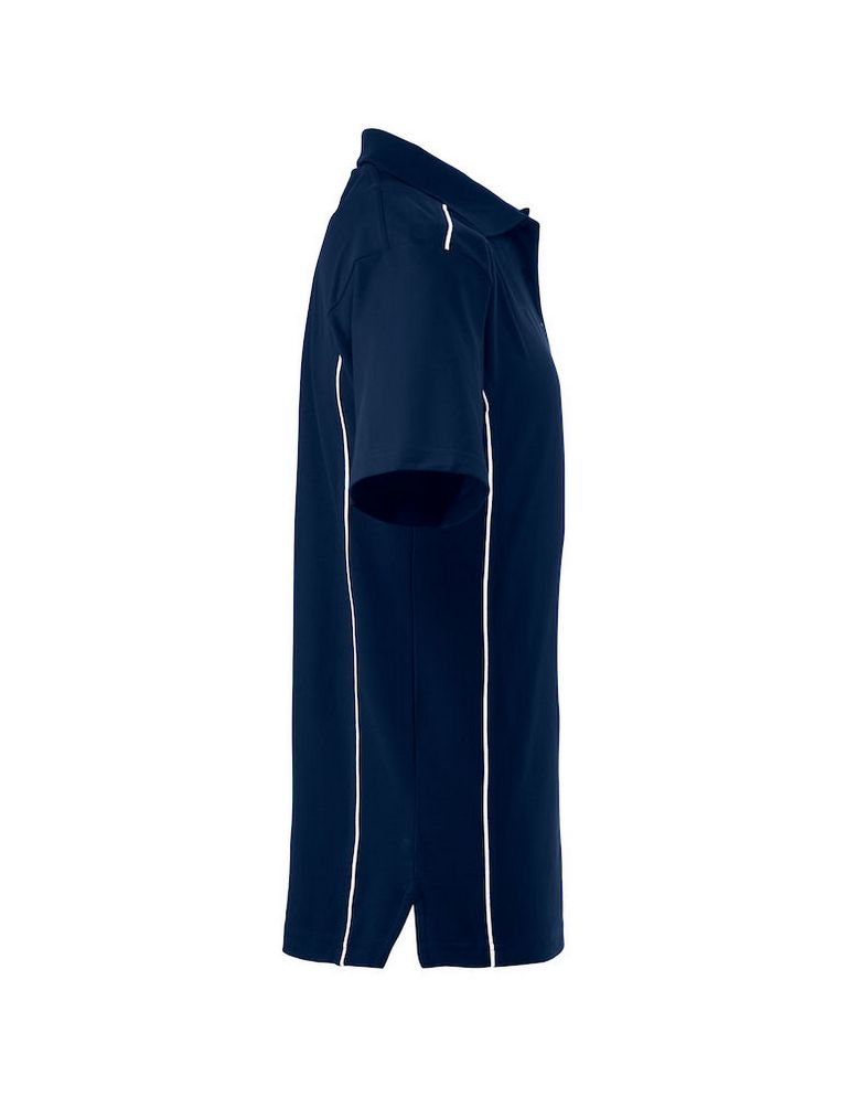 Behörden Polo Piqué Herren Navy Blue mit 2 Fach Sonderaufdruck  MSS