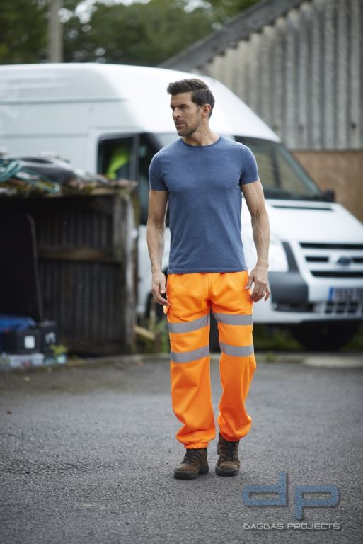 Hi Vis Jogging Bottoms Hosen in verschiedenen Farben