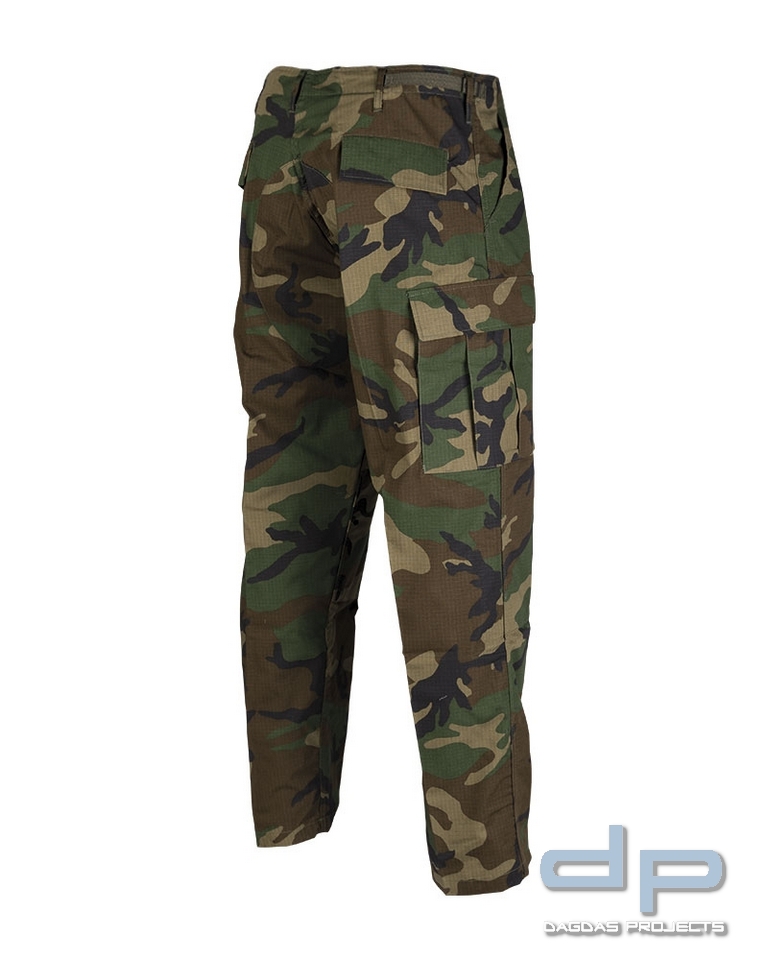 US BDU FELDHOSE R/S WOODLAND