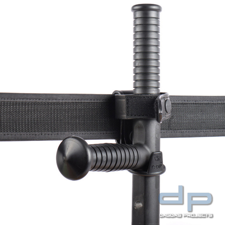 COP® 8426 abnehmbarer Schlagstock-Ringhalter mit zwei Sicherungen, Leder