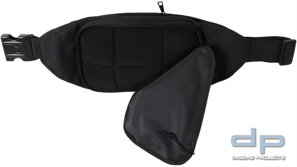 AKAH Spezial-Bauchtasche mit Zahlenschloss Schwarz verschiedene Varianten ohne Waffenholster
