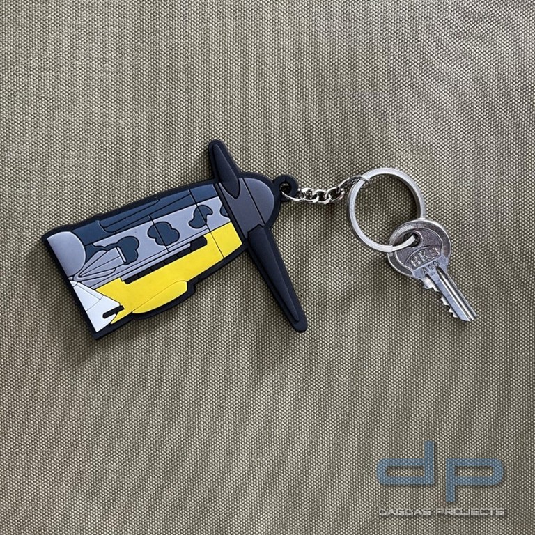 Schlüsselanhänger 3D PVC BF-109 Messerschmitt #109