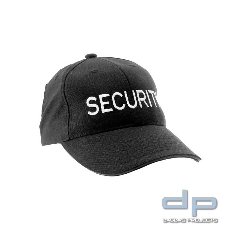 COP® Basecap mit Stick - SECURITY vorne, Stickfarbe weiß, Einheitsgröße in verschiedenen Farben
