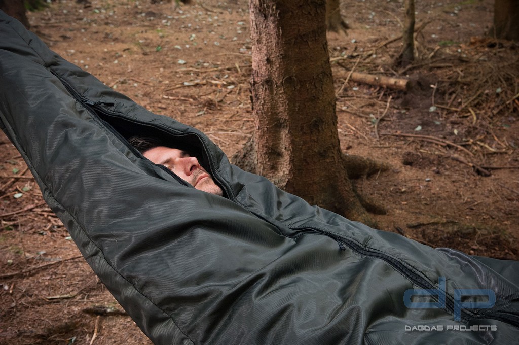 Snugpak Schlafsack Cocoon für Hängematte Oliv