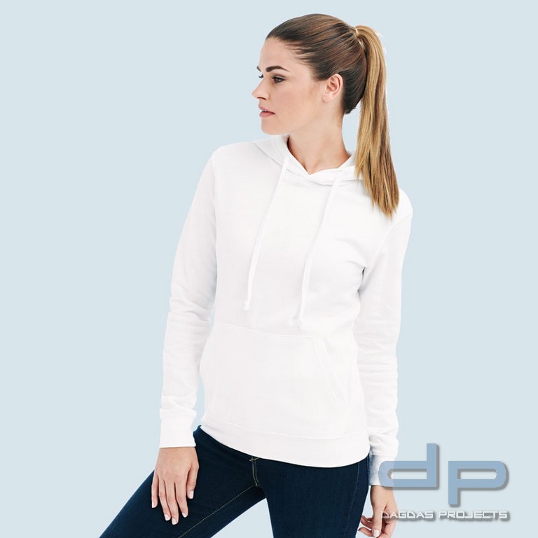 Woman Hooded Sweat mit Wunschtext in verschiedenen Farben